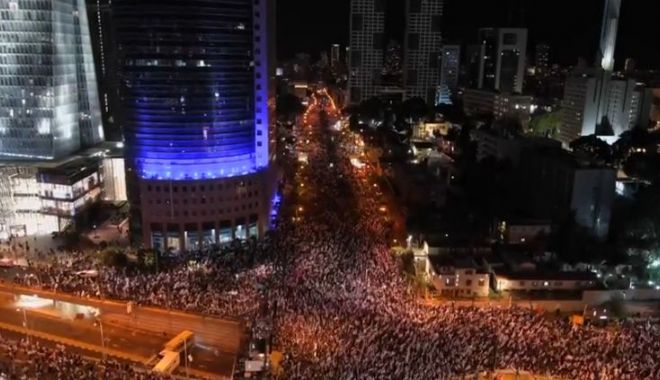 Proteste masive în Israel, pentru a 17-a săptămână consecutiv - protesteisraelaprilie-1682861992.jpg