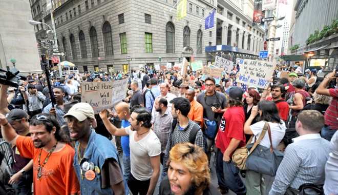 700 de protestatari de pe Wall Street, arestați de poliție - protestnewyork-1317581004.jpg