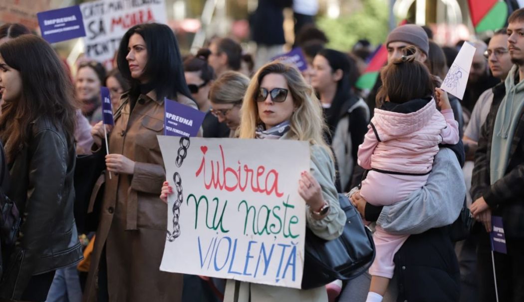 Manifestații în toată țara împotriva violenței asupra femeilor, în România