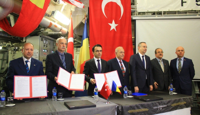 Turcia și România vor colabora pentru modernizarea fregatelor 