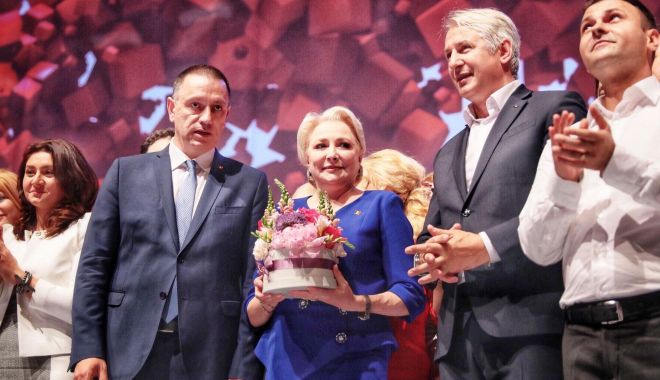 Viorica Dăncilă, primul președinte femeie al PSD. 