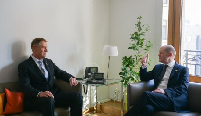 Klaus Iohannis a discutat cu cancelarul german Olaf Scholz despre aderarea României la Schengen - pte1ntiwyjkymwrmotqzmdk5ngvizwzj-1648205131.jpg