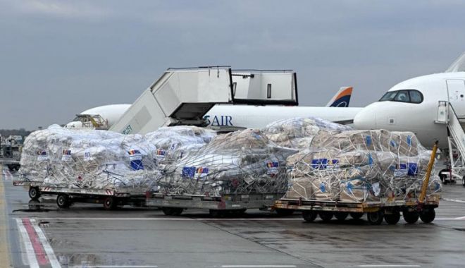 România a trimis un avion cu ajutoare pentru civilii din Fâșia Gaza