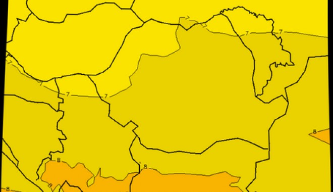 Liber la plajă! Nivel mediu de radiații ultraviolete - radiatiiuv-1343643270.jpg