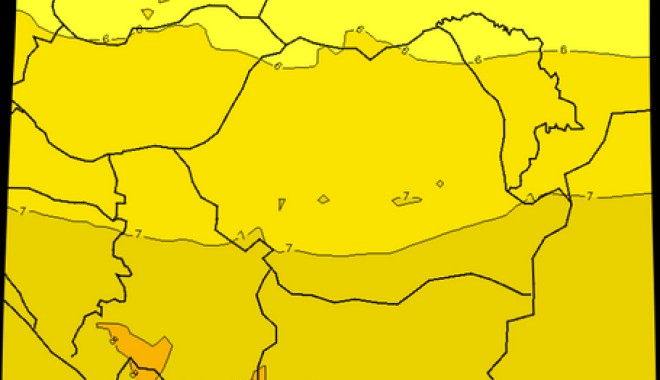Liber la plajă! Nivel mediu de radiații ultraviolete - radiatiiuv-1374573945.jpg