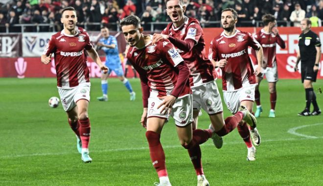 Rapid a învins-o pe UTA cu 4-1 şi a revenit pe locul al doilea în Superligă - rapid-victoriee-1709218890.jpg