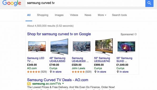 Serviciul Google Shopping ads, disponibil în România. Cum funcționează - reclama-1567693123.jpg