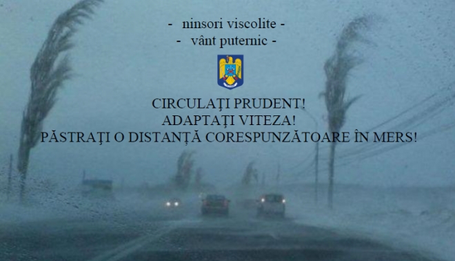 Vânt puternic și ninsori viscolite, la Constanța / Ce vă recomandă polițiștii - recomandaripolitie-1481550191.jpg