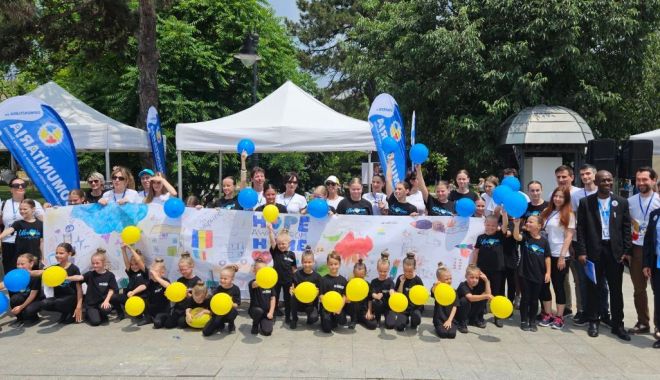 Copiii din Ucraina au colorat și însuflețit Ziua Refugiatului la Constanța
