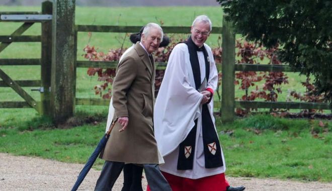 Regele Charles al III-lea a participat la slujba de duminică la Sandringham - regele-charles-slujba-duminica-t-1707659017.jpg