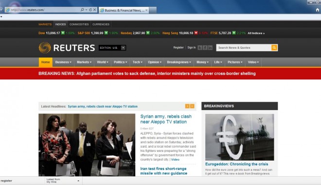 Site-ul agenției Reuters, vizat de un atac informatic - reuters-1344075355.jpg