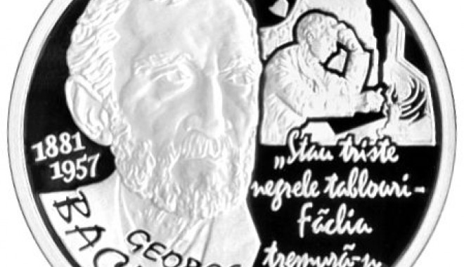 Monedă din argint dedicată lui George Bacovia - revers1317977998-1318014517.jpg