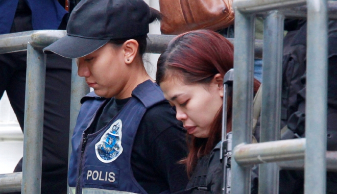 Riscă moartea prin spânzurare.  Suspectele de uciderea lui Kim Jong-Nam, puse sub acuzare - riscamoarteaprinspanzurare-1488373293.jpg