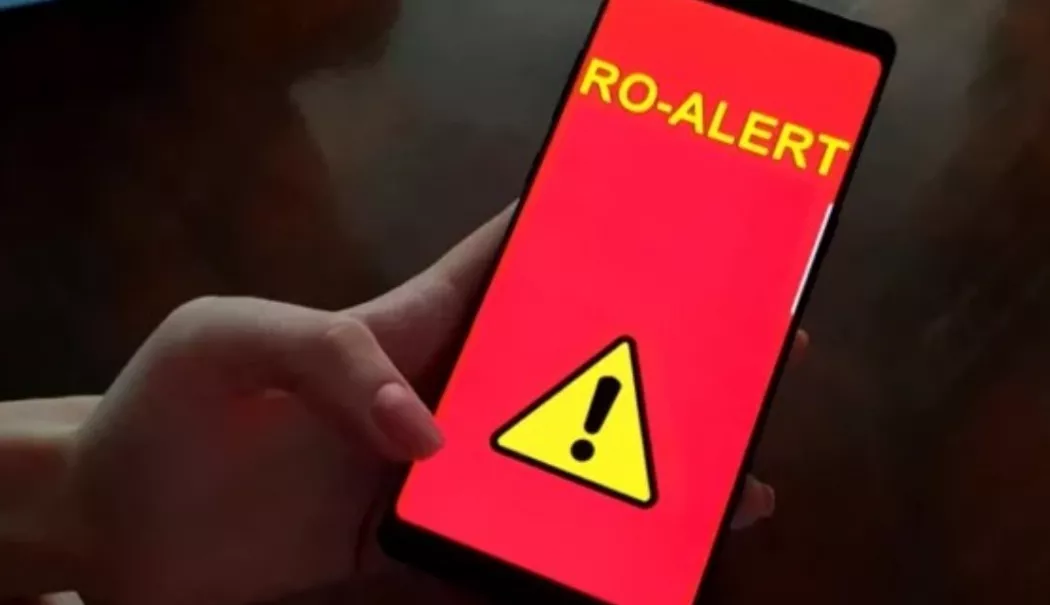 Ro-Alert în miez de noapte. Avertizare privind posibile obiecte căzute din spațiul aerian, în nordul județului Tulcea - ro-alert-1775557841.webp