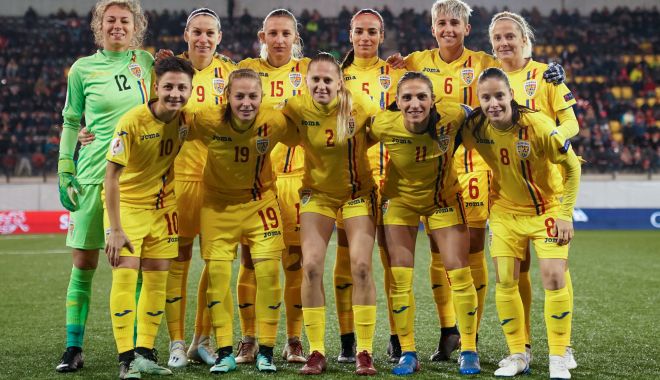 Grupă accesibilă pentru echipa naţională de fotbal feminin a României în preliminariile EURO 2025 - romania-fete-1709649730.jpg