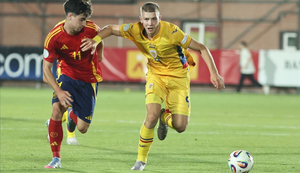 Înfrângere pentru România în faţa Spaniei, în preliminariile EURO U19 - romania-spania-1750163850.jpg