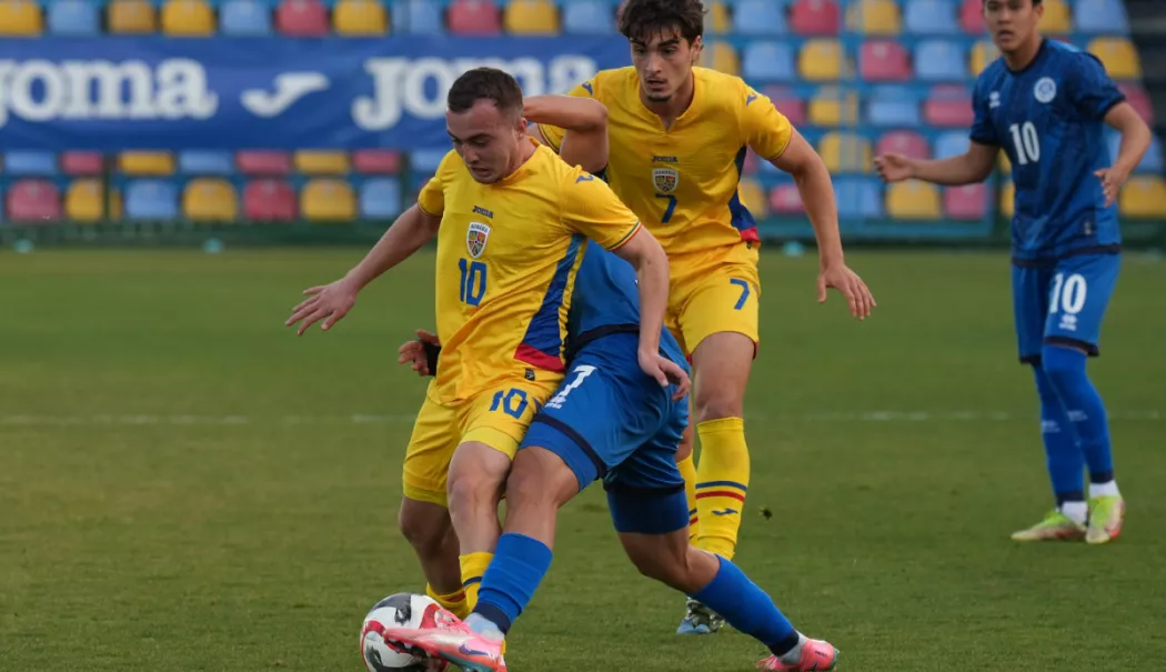 Înfrângere pentru România U19 în fața selecționatei din Kazahstan - romania-u19-1774529071.webp
