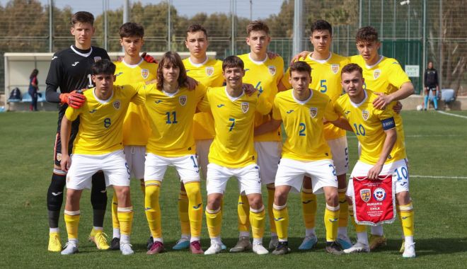 România U16 învinge Chile cu 8-0 în primul meci de la turneul din Israel - romaniau16-1676986399.jpeg