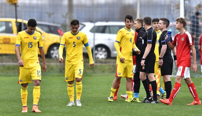 Înfrângere pentru naționala U17 a României, în partida cu Austria - romaniau17-1477407718.jpg
