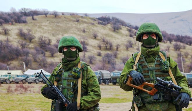 MAE reiterează ''ferm'': Anexarea Crimeei de către Federaţia Rusă - violare flagrantă a principiilor de drept internaţional - russiansoldierscrimeamarch2014-1679131013.jpeg