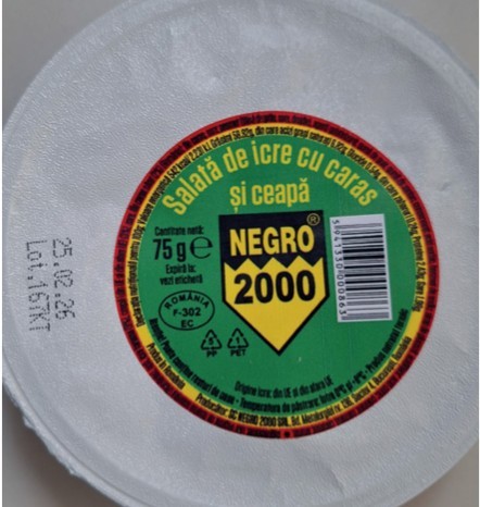 Lot de salată de icre cu caras şi ceapă, retras din magazinele Kaufland - salatadeicreretrasa-1770284032.webp