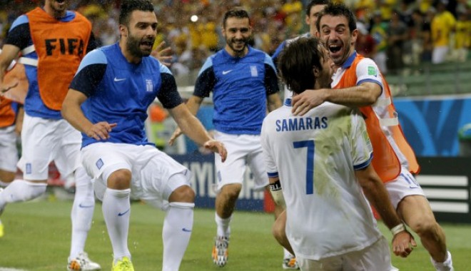 CM 2014. Grecia-Coasta de Fildeș 2-1. Grecia a învins Coasta de Fildeș în ultimul minut, din penalty - samaras-1403672742.jpg
