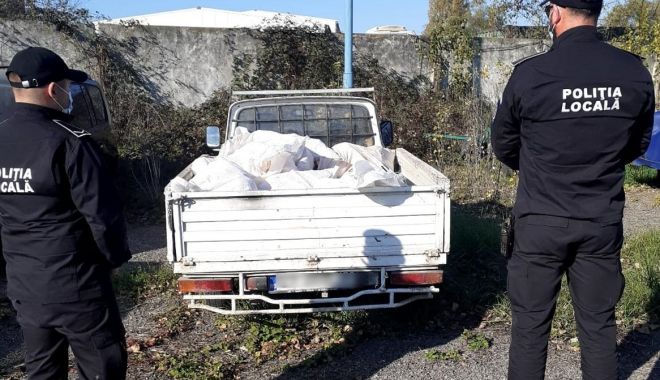 Constănţean lăsat fără maşină, după ce a fost prins aruncând gunoaie pe câmp - sanctiunepolitialocala-1637587528.jpg