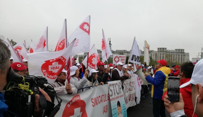 GREVĂ în Sănătate. Sindicaliștii s-au înfuriat. 