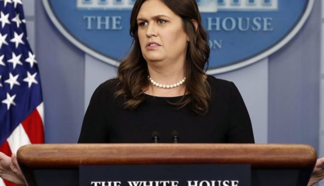 Purtătoarea de cuvânt de la Casa Albă, dată afară dintr-un restaurant fiindcă lucrează pentru Trump - sarah-1529830210.jpg