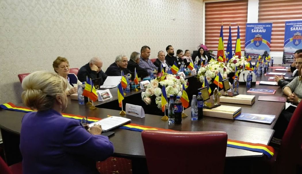 Dorinela Irimia și membrii Consiliului local Saraiu au depus jurământul - saraiu-1730304113.jpg