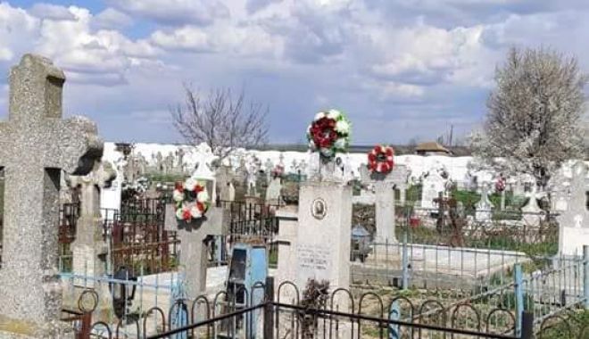 Primăria Saraiu cosmetizează cimitirul din localitate înainte de sosirea Paştelui - saraiucuratenie-1649358845.jpg