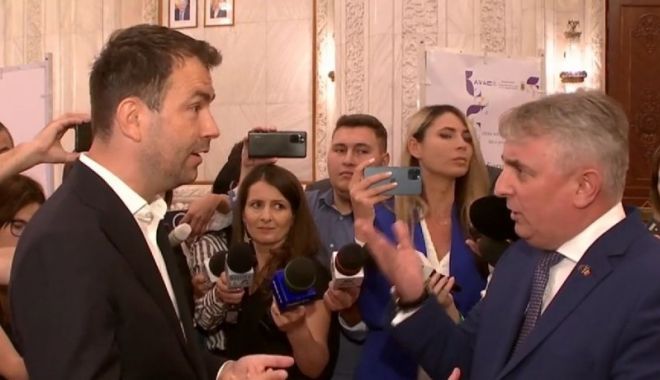 Scandal pe holurile Parlamentului. Cătălin Drulă s-a certat cu ministrul Lucian Bode