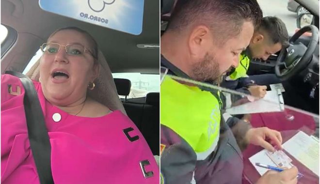 Încă o amendă pentru Diana Şoşoacă după scandalul cu poliţiştii din Ilfov care i-au reţinut permisul de conducere