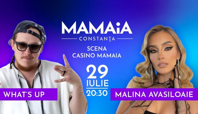 What's Up și Mădălina Avasiloaie urcă pe scenă din Piațeta Cazino