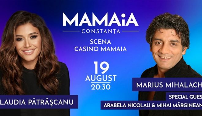 OMD Mamaia – Constanța: Claudia Pătrășcanu și Marius Mihalache alături de invitații săi vor concerta în Piațeta Cazino - scenacasinomamaia-1692284421.jpg