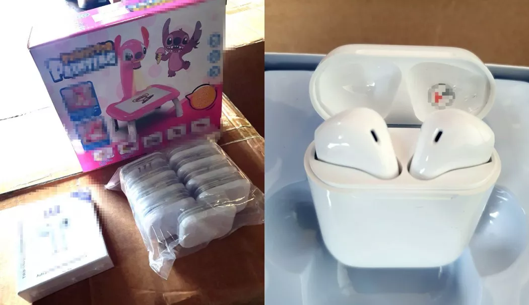 Garda de Coastă a oprit mii de produse contrafăcute ce urmau să fie vândute în România