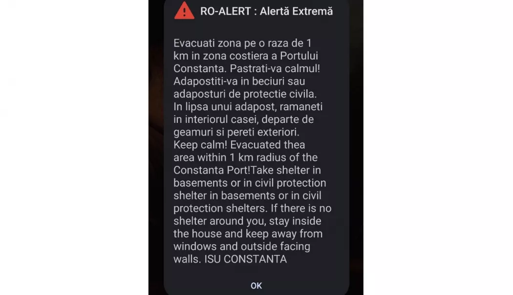 Foto - Autoritățile cer evacuarea zonei pe o rază de un kilometru de la locul în care a explodat drona