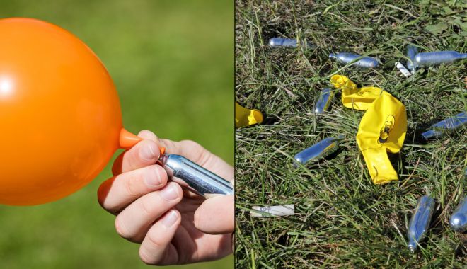 Adolescente filmate inhalând „funny gas”, în spatele unei clădiri, în prima zi de şcoală