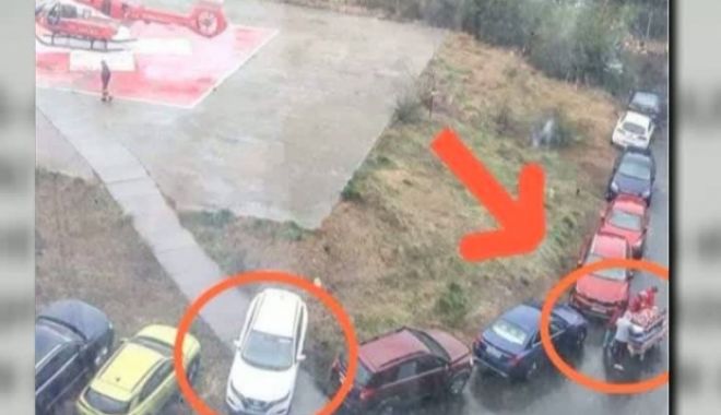 Un șofer din Constanța a blocat heliportul Spitalului Județean. Pacientul, transportat pe brațe - screenshot45578900-1542202126.jpg