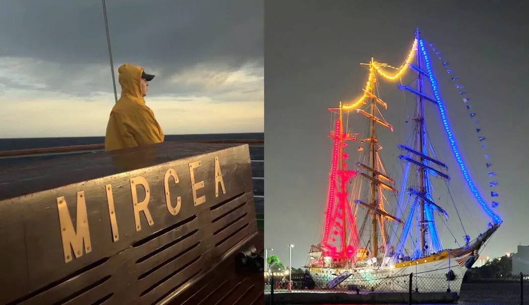 A sosit corespondența de pe Nava-școală „Mircea”. Cadeții au ajuns în America!