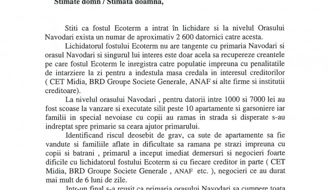 3.000 de năvodăreni au scăpat de penalități la căldură și își pot plăti restanțele eșalonat - scrisoaredatorniciecoterm1-1338977617.jpg