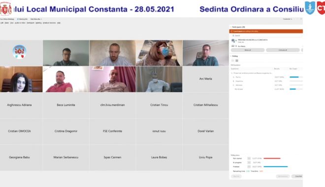 LIVE - Şedinţă ordinară a Consiliului Local Constanţa. Se discută transformarea bulevardului Tomis în zonă pietonală, în weekend - sedinta-1622202597.jpg