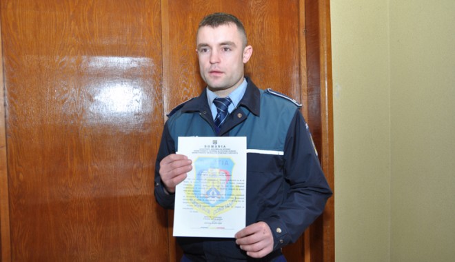 Cel mai tânăr șef de post din Constanța, propus pentru 