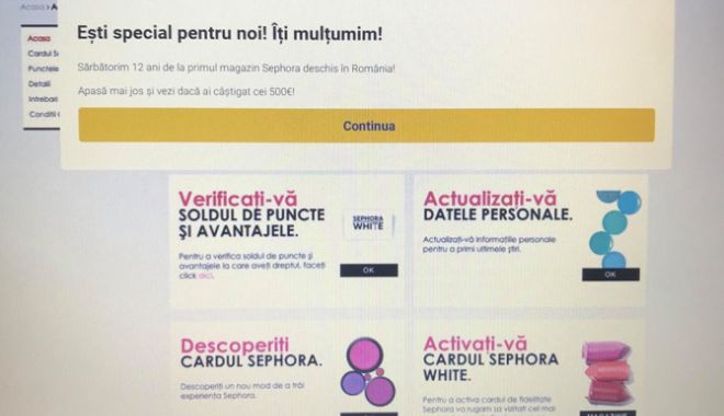 TINERE PĂCĂLITE cu vouchere de 500 euro, ÎN NUMELE SEPHORA! Prima reacție a companiei - sephoravoucher76606600-1526542690.jpg