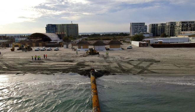 Se reiau lucrările de înnisipare a plajei din Mamaia. A fost ridicată restricţia impusă de DNA - sereiaulucrarile-1614944103.jpg