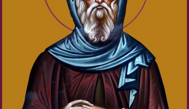 Prăznuirea întemeietorului vieții monahale - sfantonie-1358347045.jpg