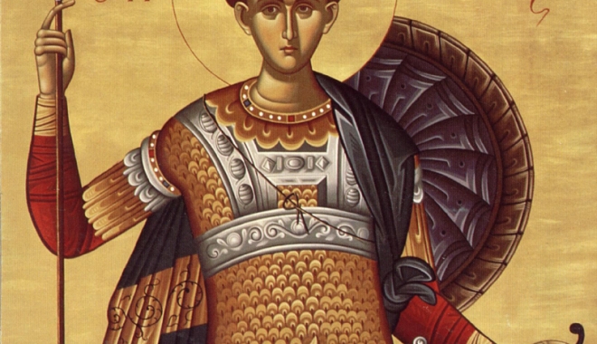 Constănțenii  îl cinstesc astăzi pe Sfântul Mare Mucenic Dimitrie, Izvorâtorul de Mir - sfantuldimitrieizvoratoruldemir-1508947227.jpg