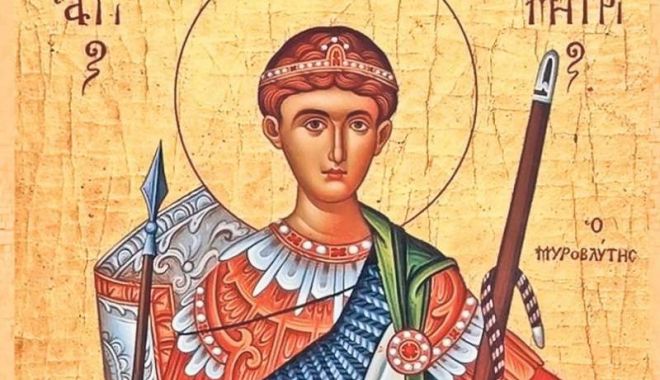 Credincioșii ortodocși îl sărbătoresc astăzi pe Sfântul Dimitrie - sfantuldumitru-1572074867.jpg
