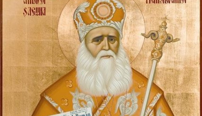 Moaștele Sfântului Andrei Șaguna ajung la biserica 