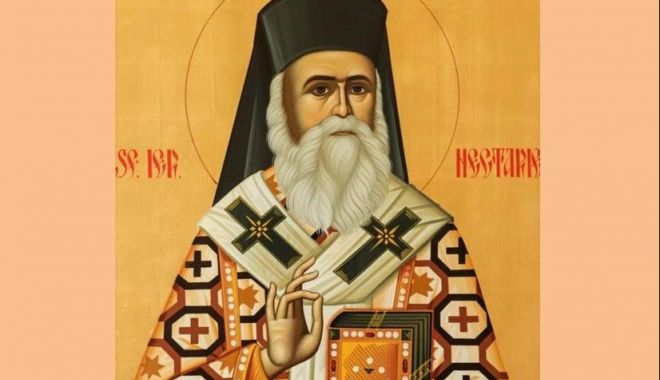 Raclă cu părticele din moaștele Sfântului Nectarie de la Eghina, la Constanța - sfantulnectariedineghina47523300-1573132647.jpg